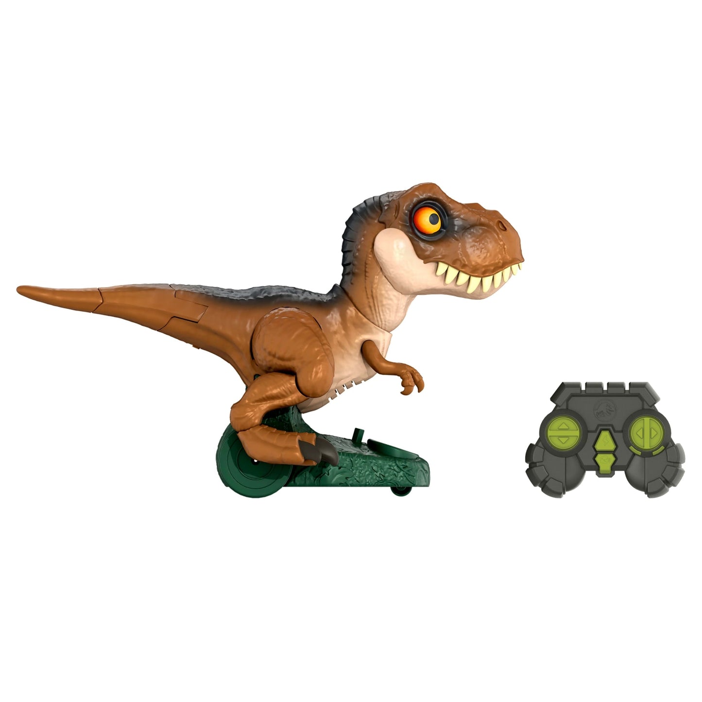 Jurassic World Roarin¡¯ Frenzy T Rex RC Toy, Motorized Remote Control Tyrannosaurus Rex Dinosaur