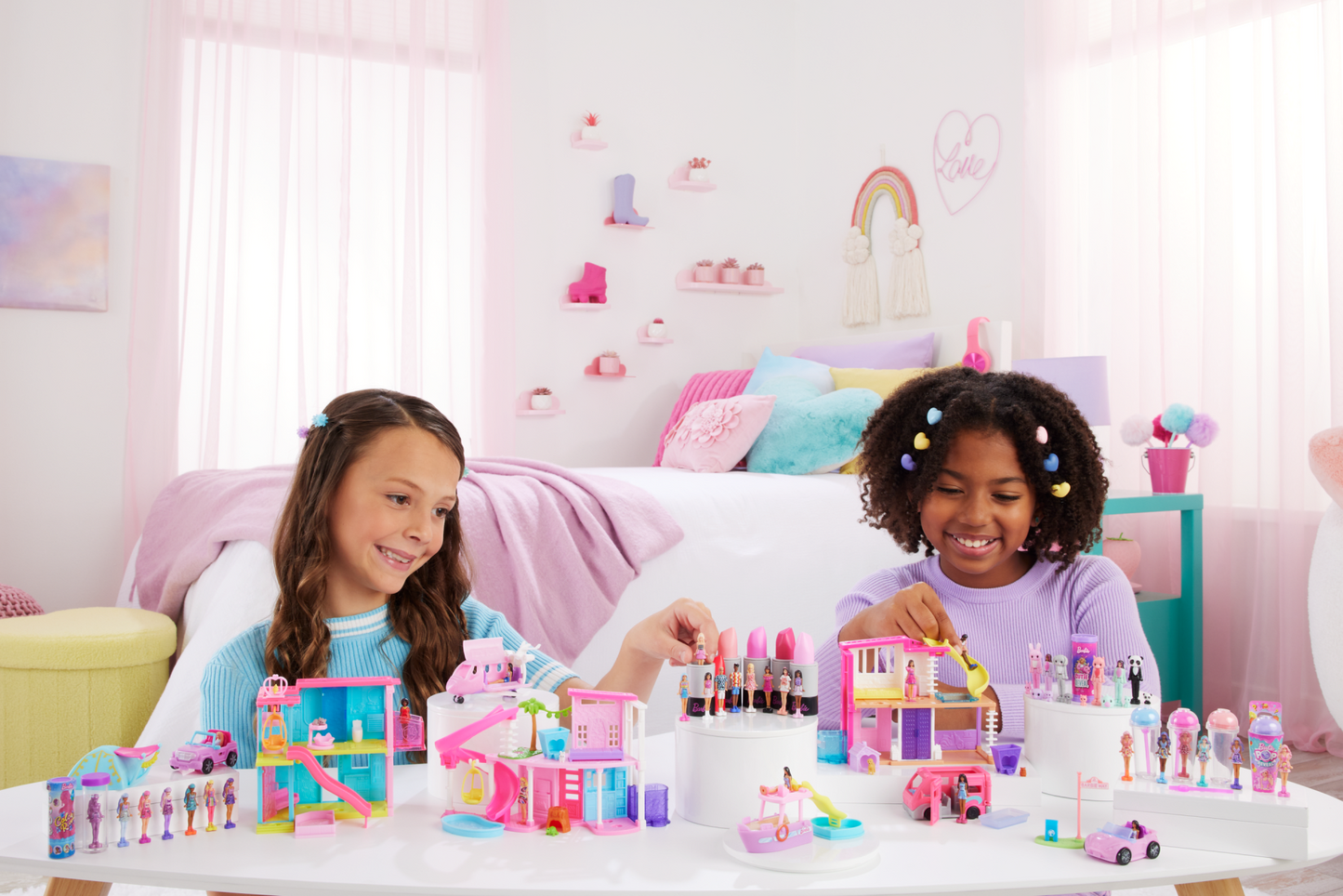 Barbie-D¨¦capotable Mini-Barbieland-Coffret V¨¦hicule et Poup¨¦e