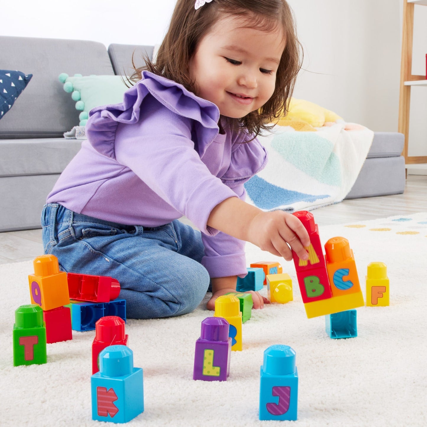 Mega Bloks  Fisher-Price  Sac de Construction Abc (30 Pi¨¨ces)