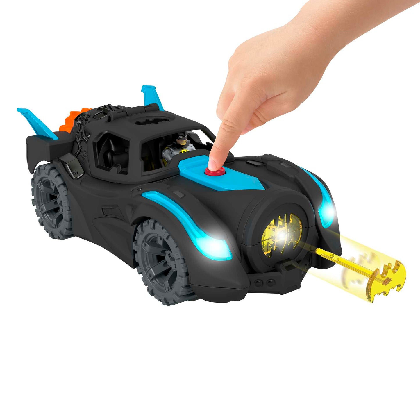 Imaginext DC Super Friends Figura de A??o Batm¨®vel Bat-Tech Deluxe