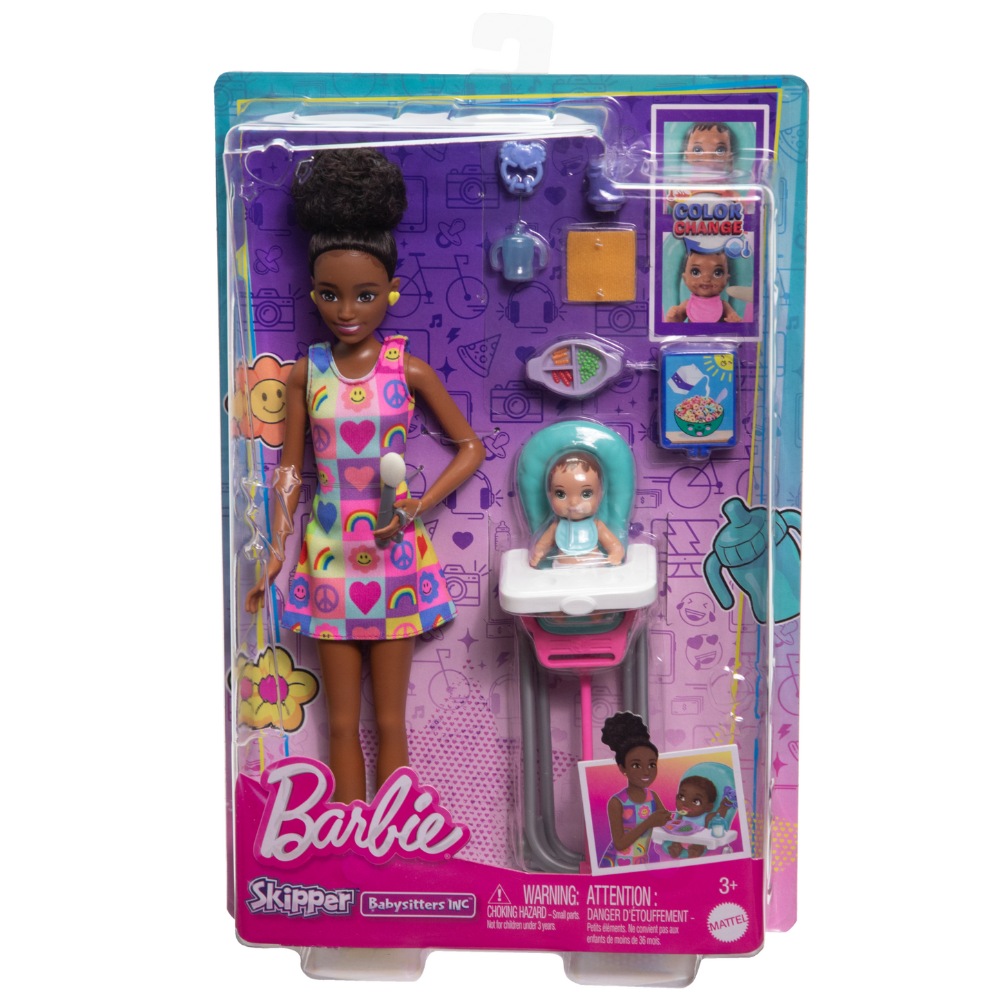 Barbie  Skipper  Babysitters Inc.  Coffret  Poup¨¦e, B¨¦b¨¦ et Access.