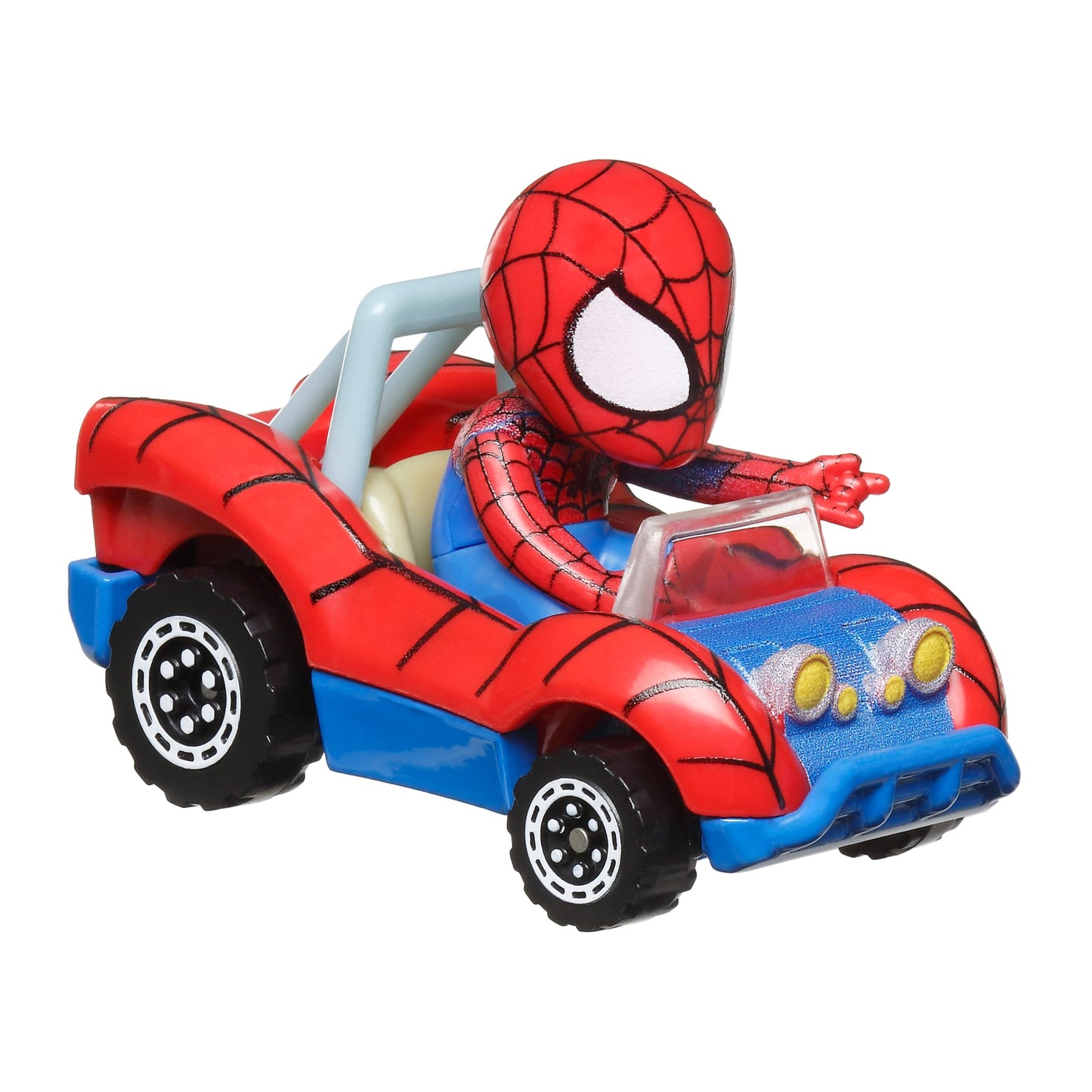 Hot Wheels RacerVerse Veh¨ªculo de Juguete Spider-Man en Spider Buggy