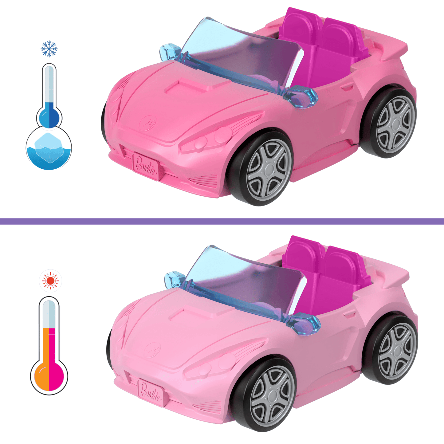 Barbie-D¨¦capotable Mini-Barbieland-Coffret V¨¦hicule et Poup¨¦e