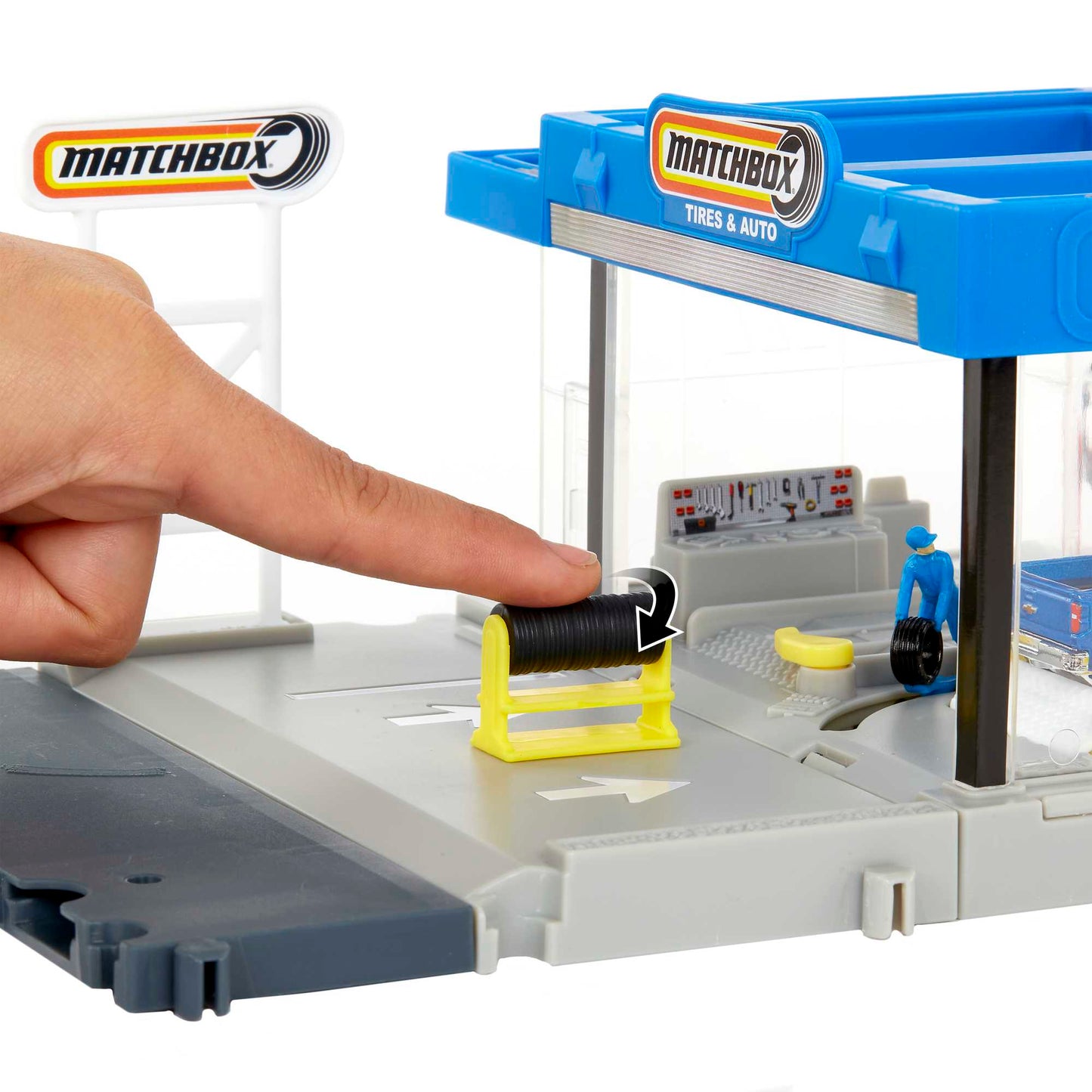 Matchbox Conjunto de Brinquedo A??o Oficina Mecanica