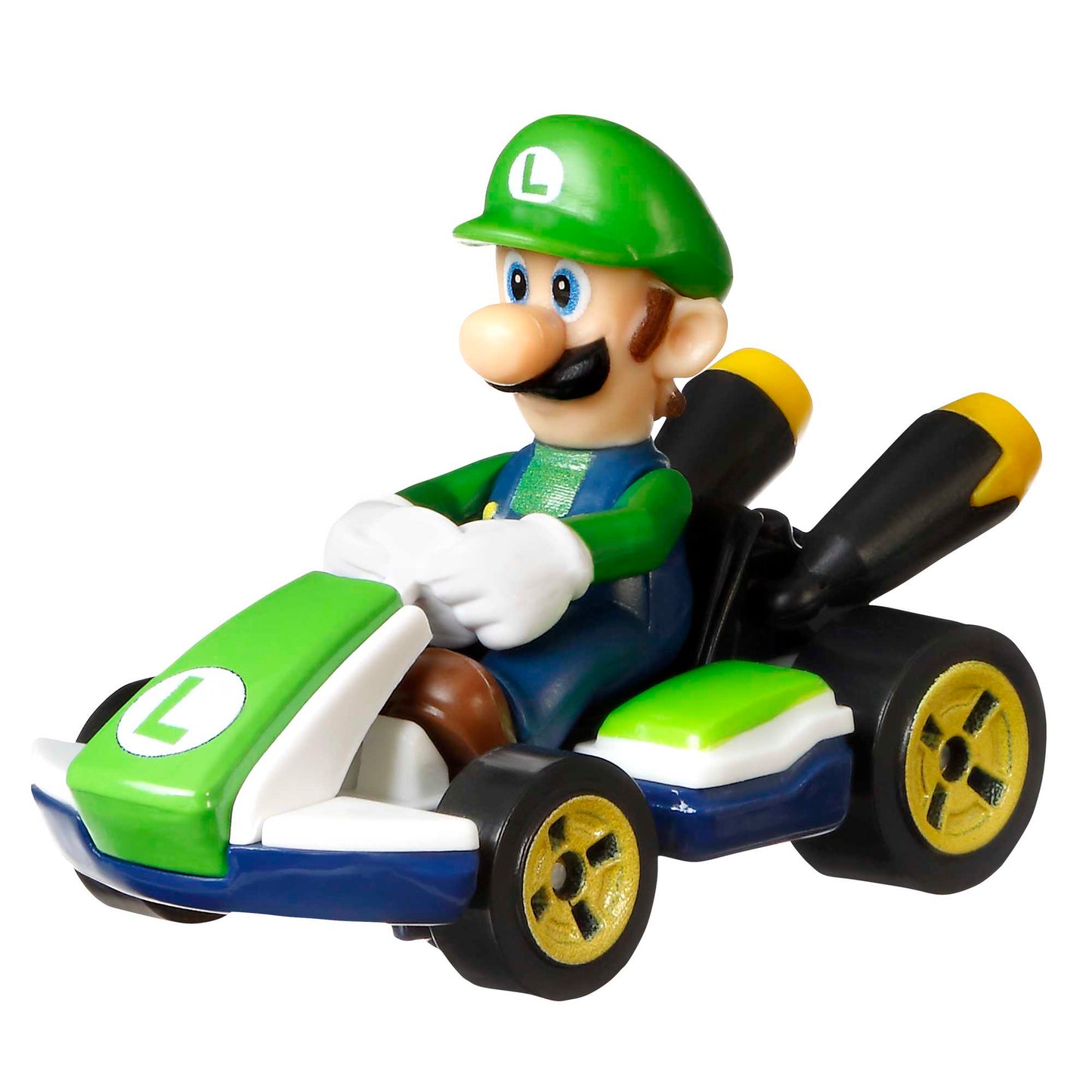 Hot Wheels Mario Kart Ve¨ªculo de Brinquedo Kart Padr?o Luigi
