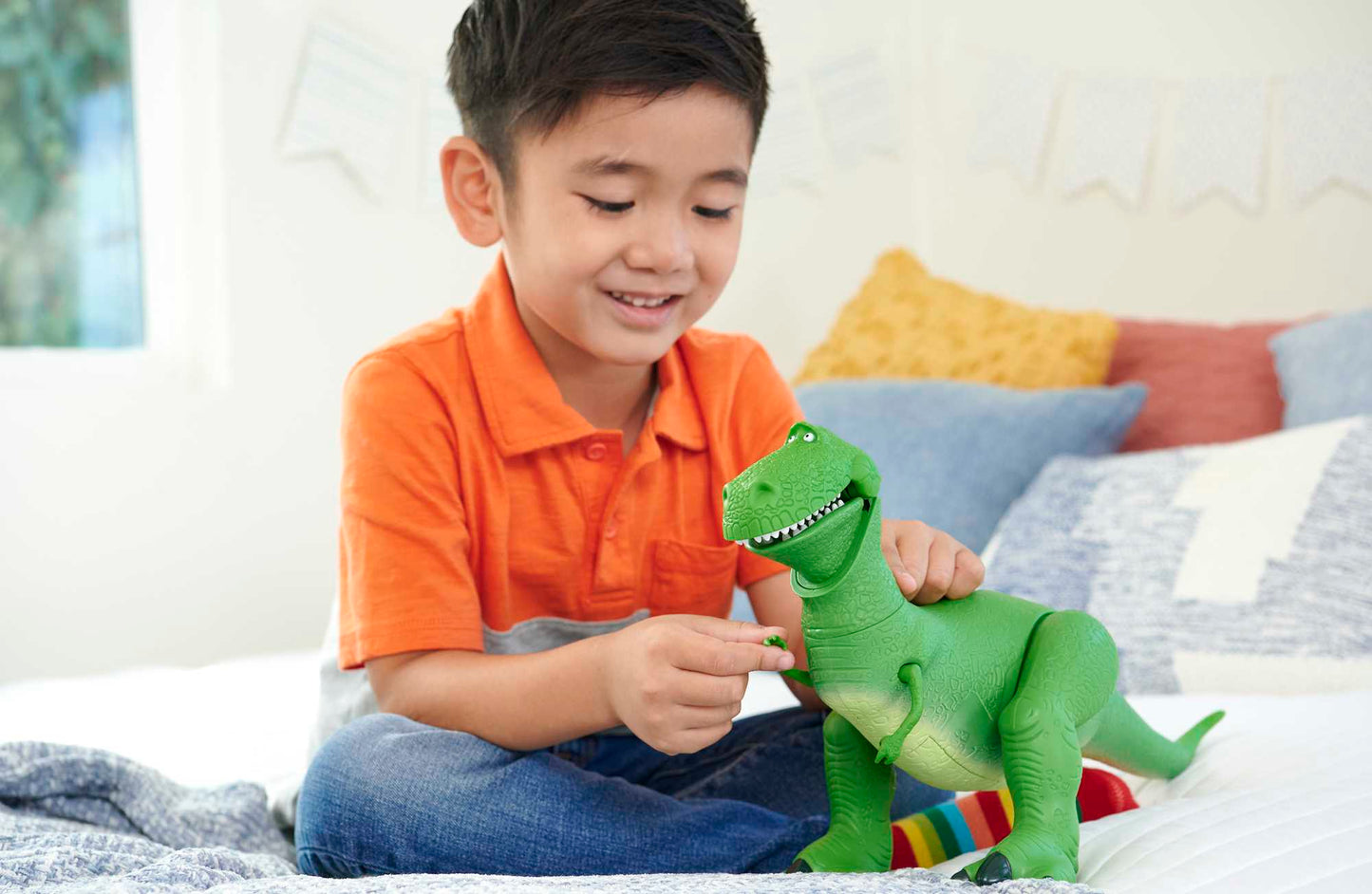 Disney Pixar Toy Story Figura de Acci¨®n Rex con Frases y Sonidos 12