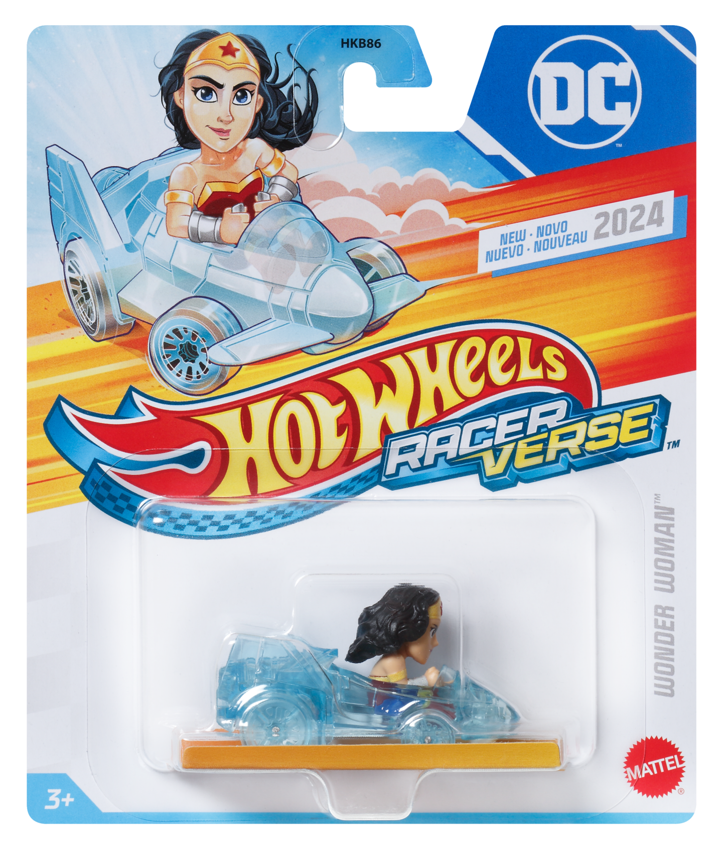 Hot Wheels RacerVerse Veh¨ªculo de Juguete Mujer Maravilla