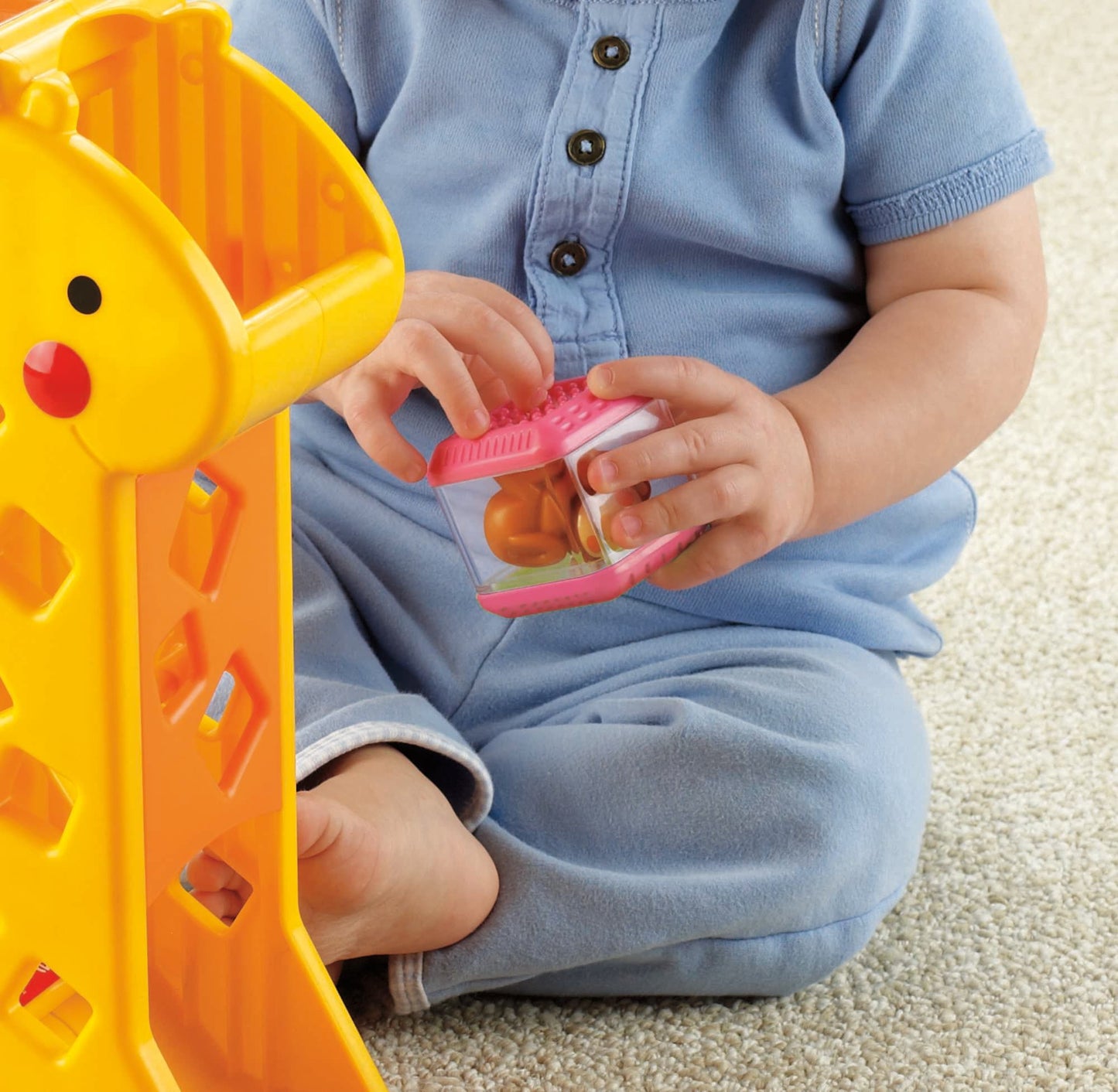 Fisher-Price Juguete para Beb¨¦s Jirafa Bloques Divertidos