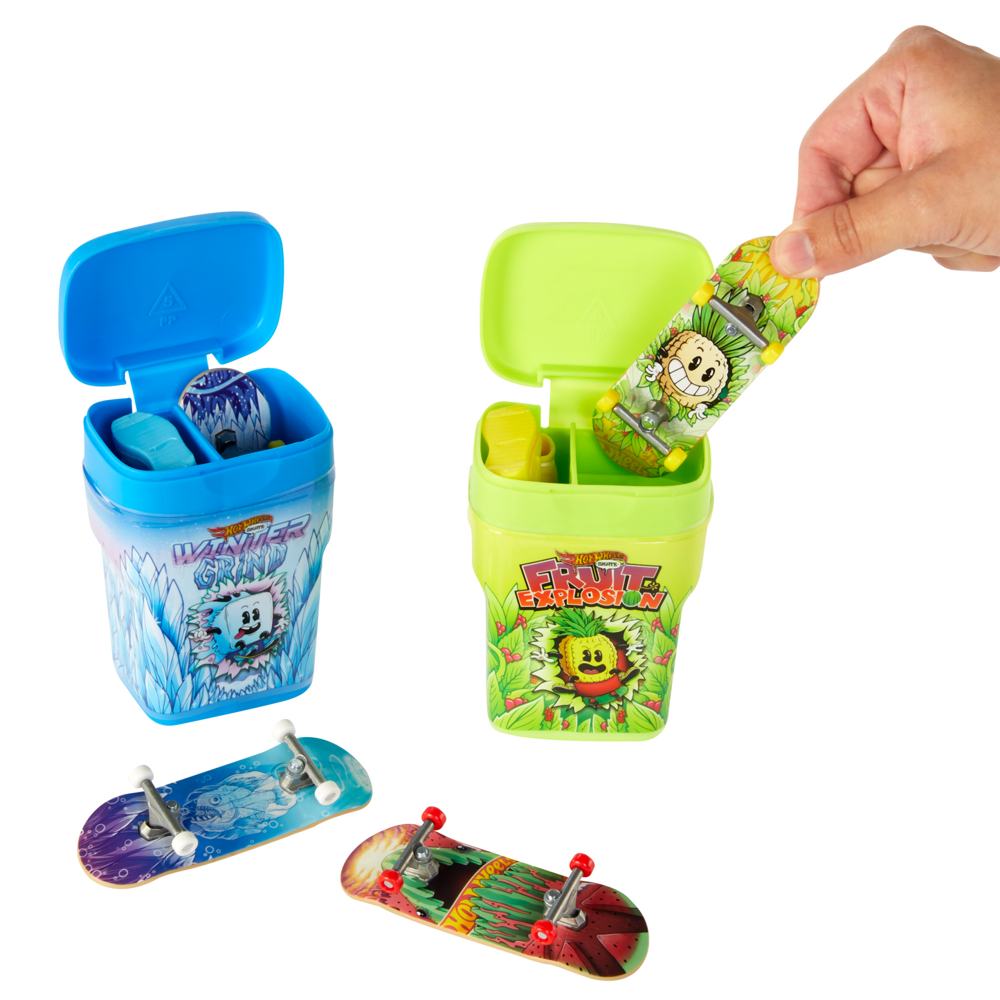 Hot Wheels-2¨¦chantillons Saveur Skate-4Fingerboards Exclusifs