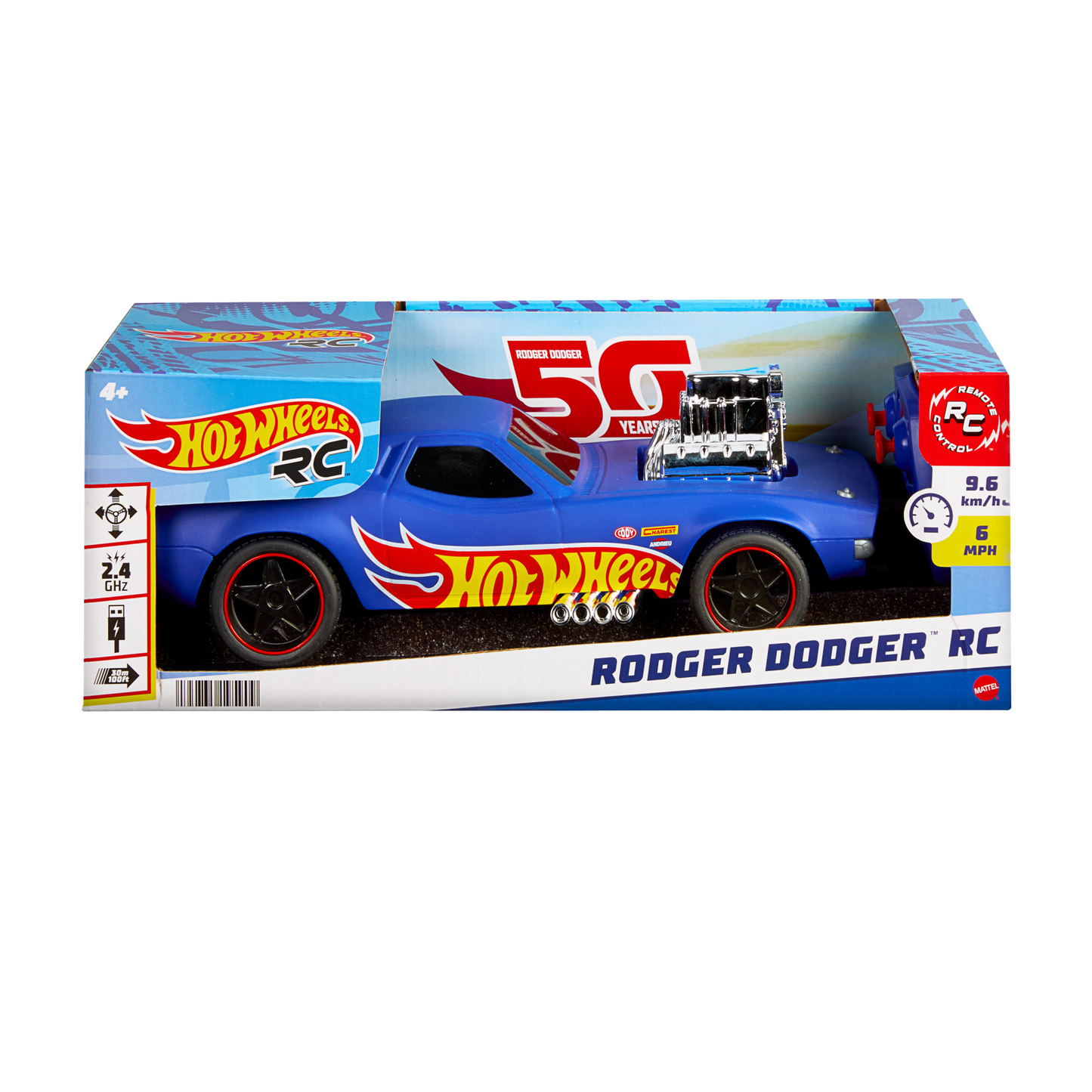 Hot Wheels  V¨¦hicule T¨¦l¨¦guid¨¦  ¨¦chelle1:16  Rodger Dodger